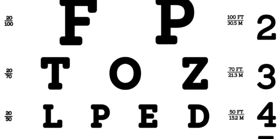 Test Chart - Snellen Chart